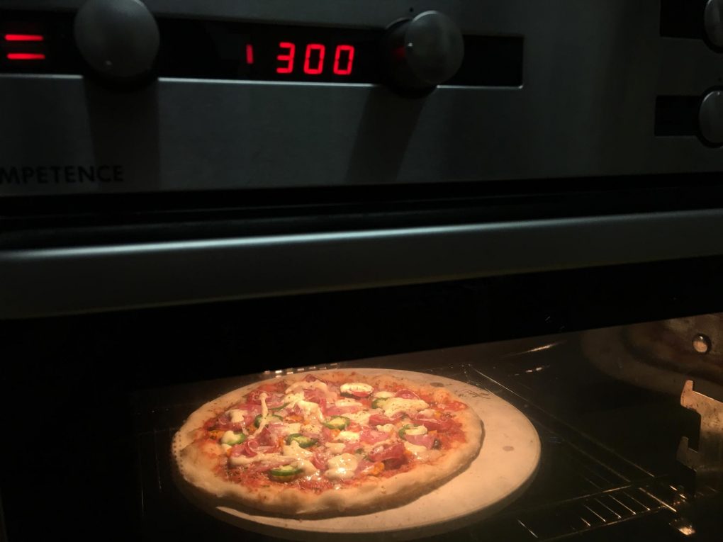 Bake Pizza in the oven