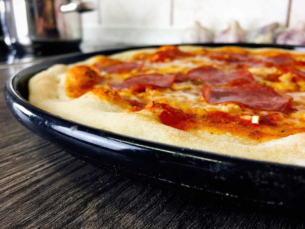 Pan baked Pizza